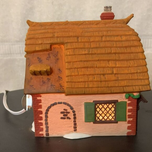 Dept 56 Cobb Cottage Dickens Village Lighted Christmas Building - 1994 (no box) - Picture 8 of 11